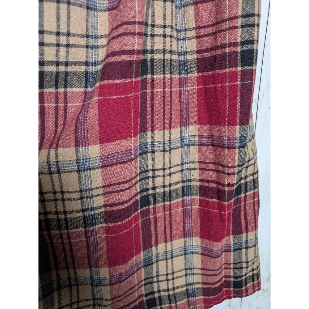 Vintage Pendleton Plaid Wool Skirt Petite 10 Cottagecore Rustic Upcycle *READ* - Picture 6 of 8